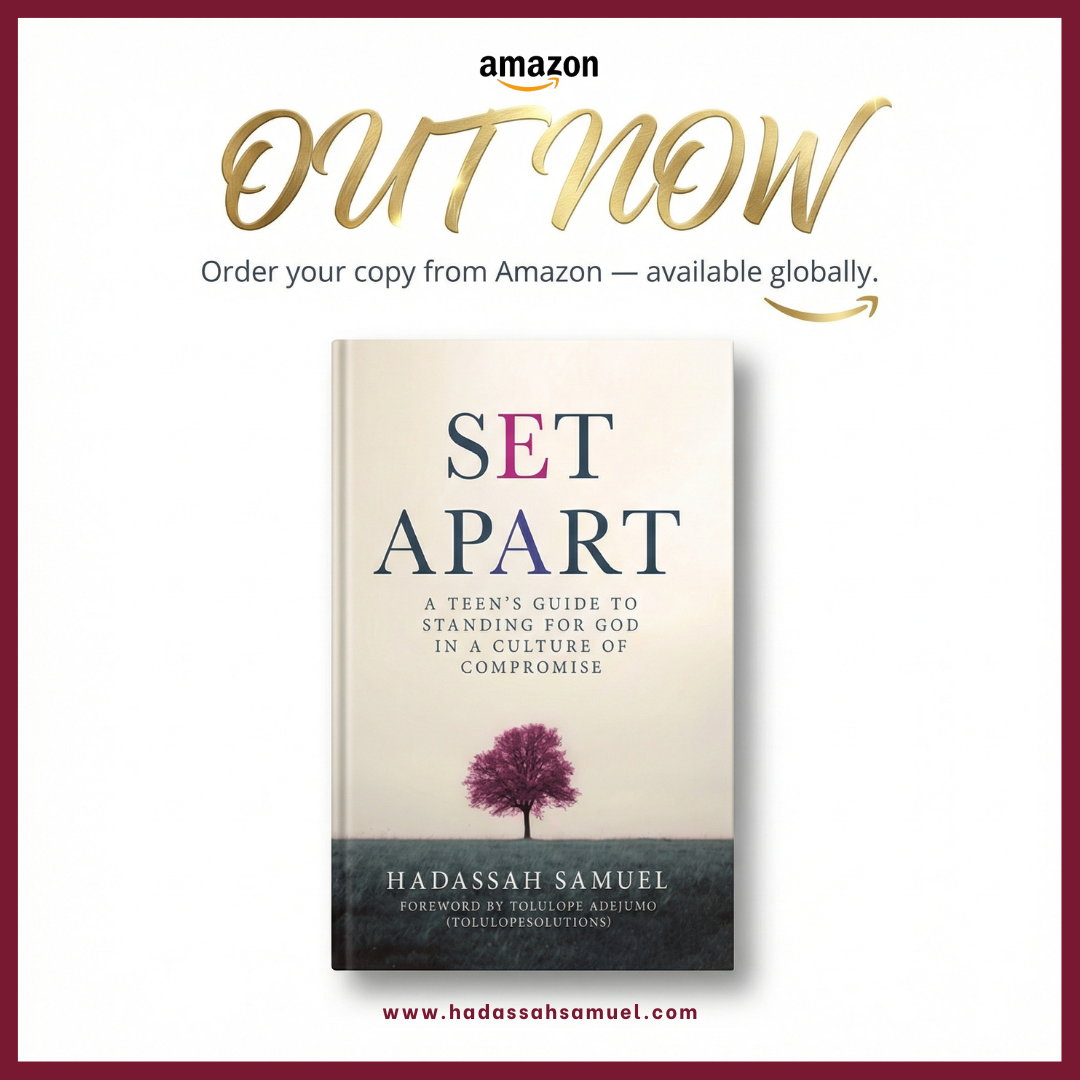 Christian Book for teenage girls- Hadassah Samuel